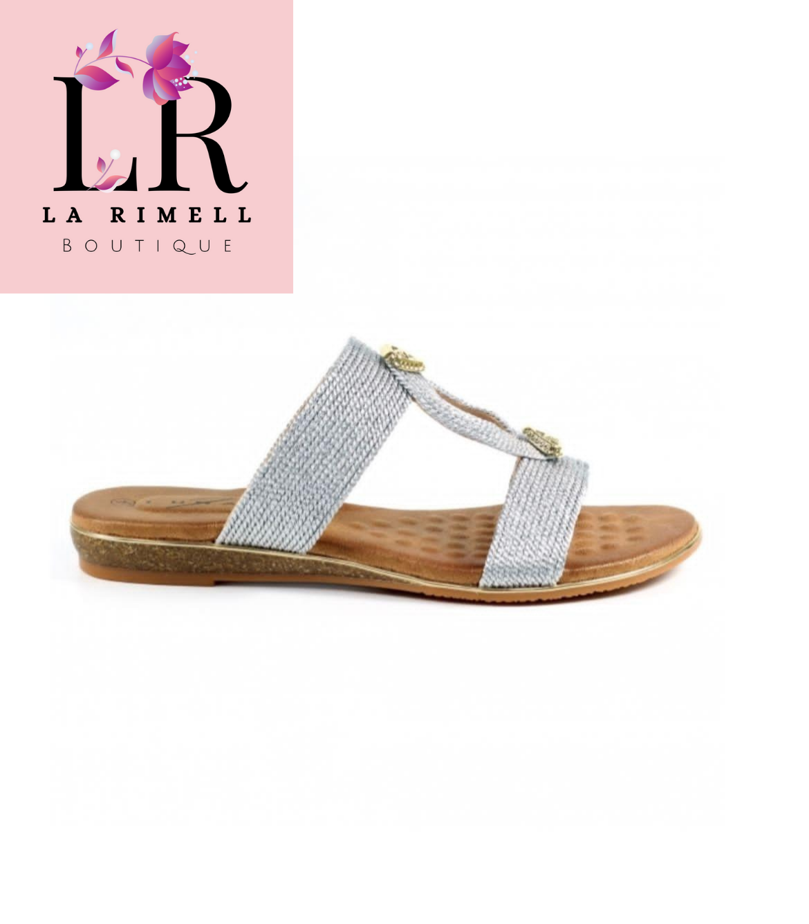 Lunar Silver Plaited Sandals