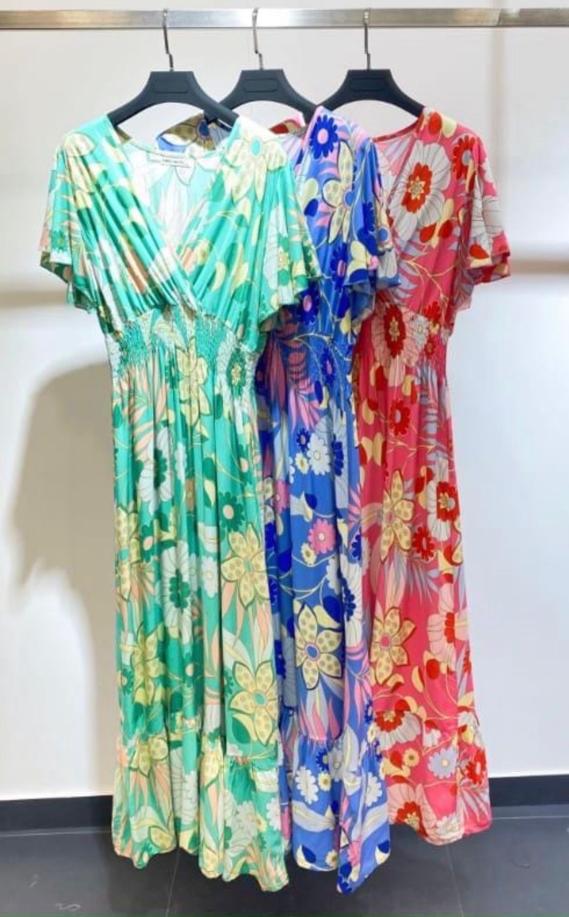 Floral Wrap Maxi Dress